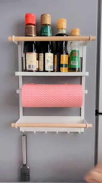 厨房用具无处安放？卫生间凌乱不堪？这款置物架一箭双雕！